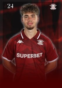 Andrei Borza, fundaș la FC Rapid 1923