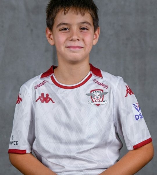 Tricou joc alb copil KAPPA - sezon 2024-25