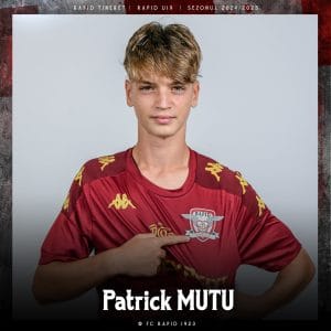 Patrick Mutu, atacant la FC Rapid 1923