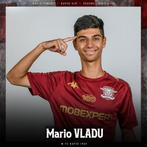 Mario Vladu, mijocaș la FC Rapid 1923