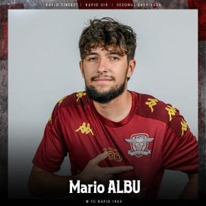 Mario Albu, mijocaș la FC Rapid 1923