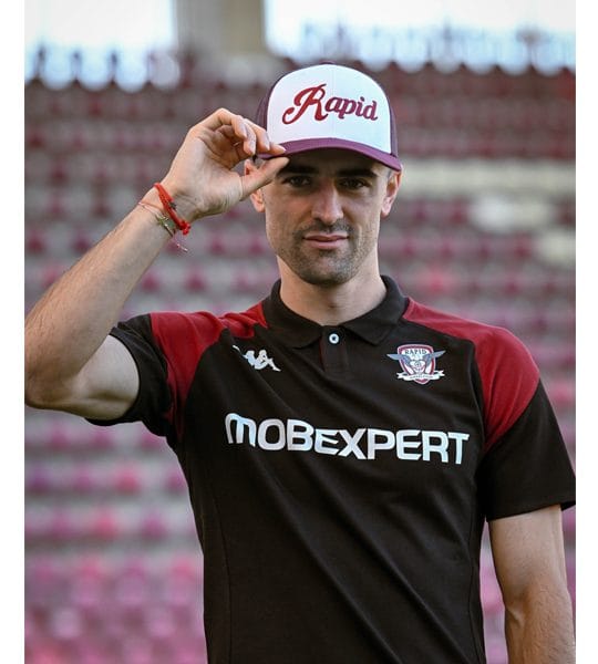 Tricou polo prezentare negru KAPPA - sezon 2024-25