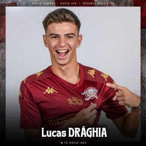 Lucas Drăghia, atacant la FC Rapid 1923