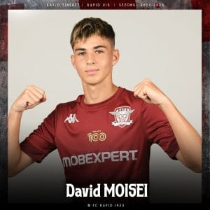 David Moisei, mijocaș la FC Rapid 1923
