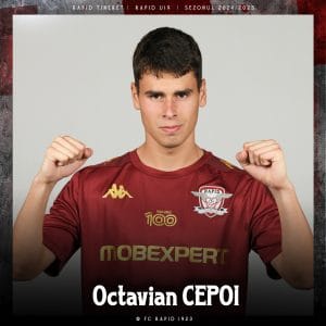 Octavian Cepoi, mijocaș la FC Rapid 1923