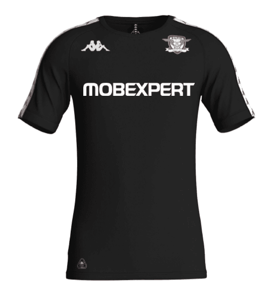Tricou antrenament negru KAPPA - Rapid - sezon 2025-26