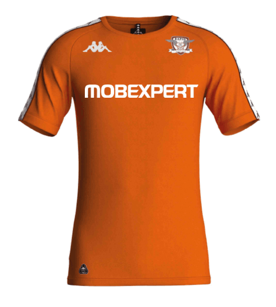Tricou antrenament portocaliu KAPPA - Rapid - sezon 2025-26
