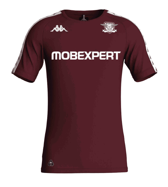 Tricou antrenament visiniu KAPPA - Rapid - sezon 2025-26