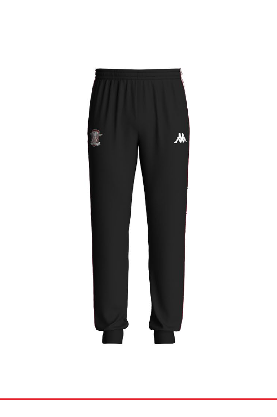 Pantaloni prezentare negri KAPPA - sezon 2025-26