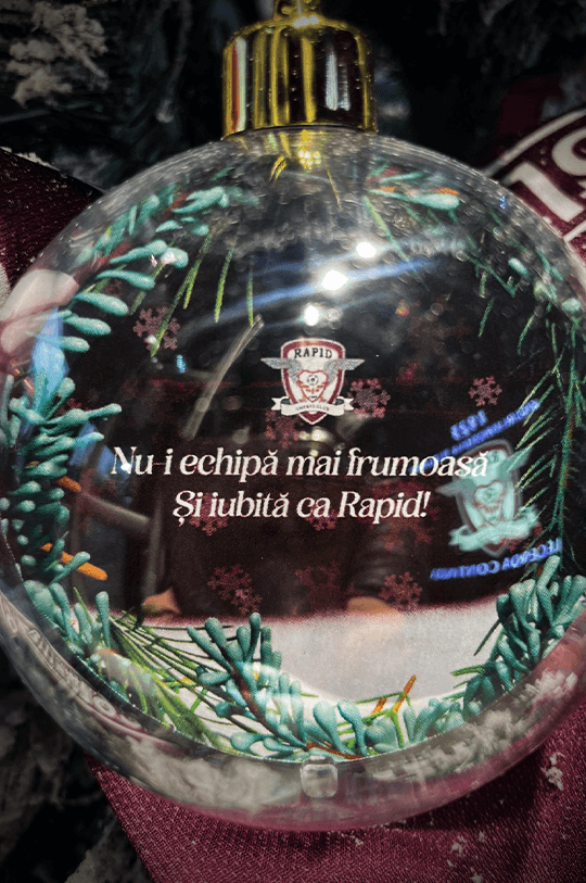 Glob Craciun Rapid 8 cm - imagine 2