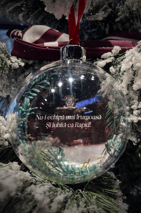 Glob Craciun Rapid 9.7 cm - imagine 2