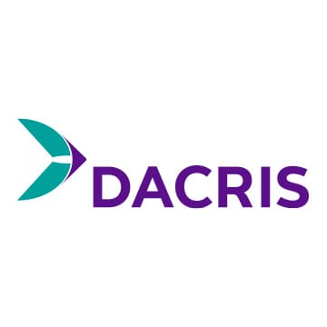 Dacris - partener alb-vișiniu
