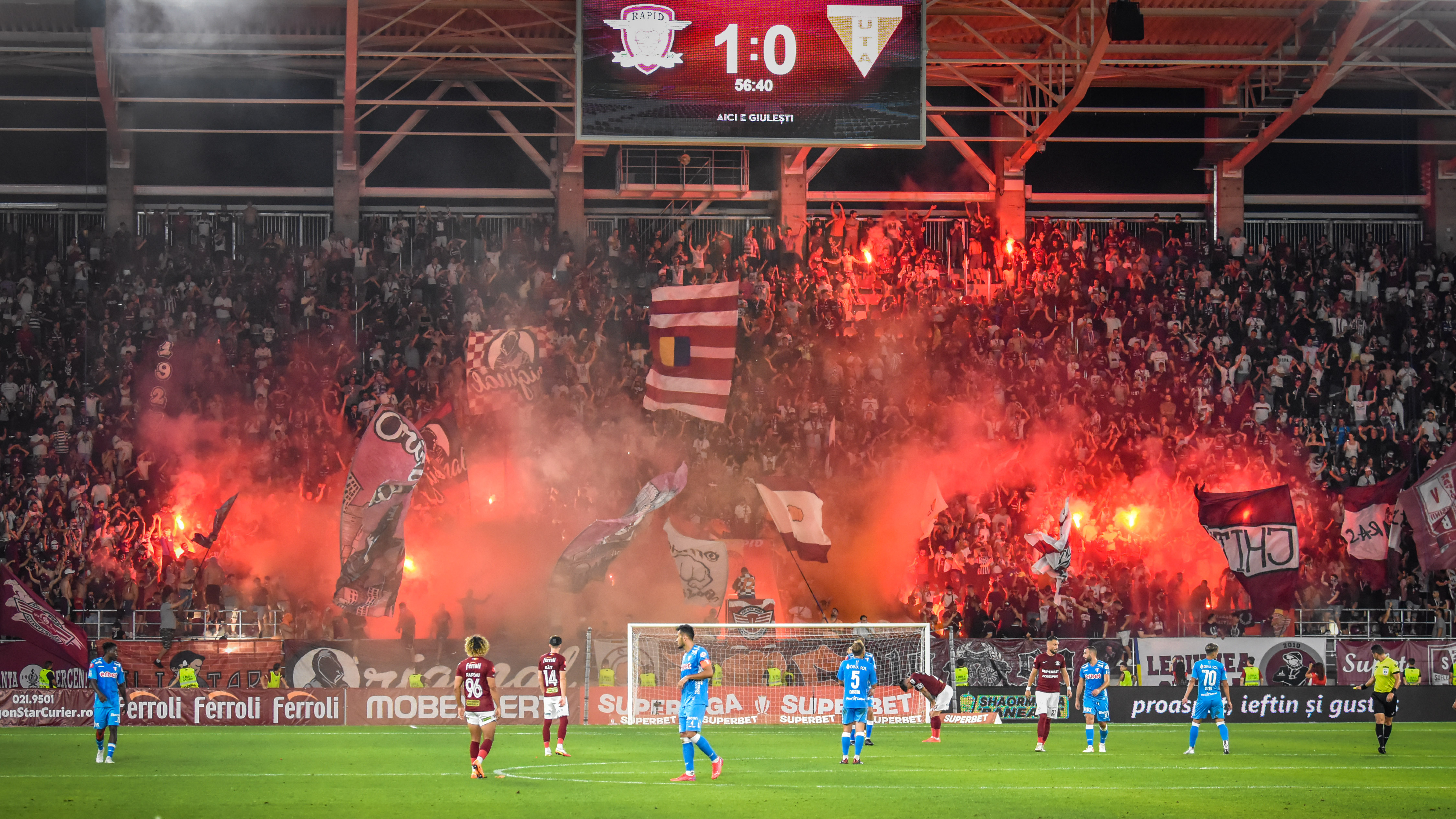 Imagini de la meciul: Rapid – “U” Cluj